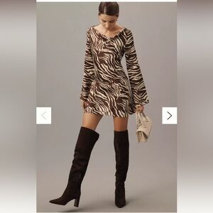 🍂NWT Reformation Pike Satin Mini Dress